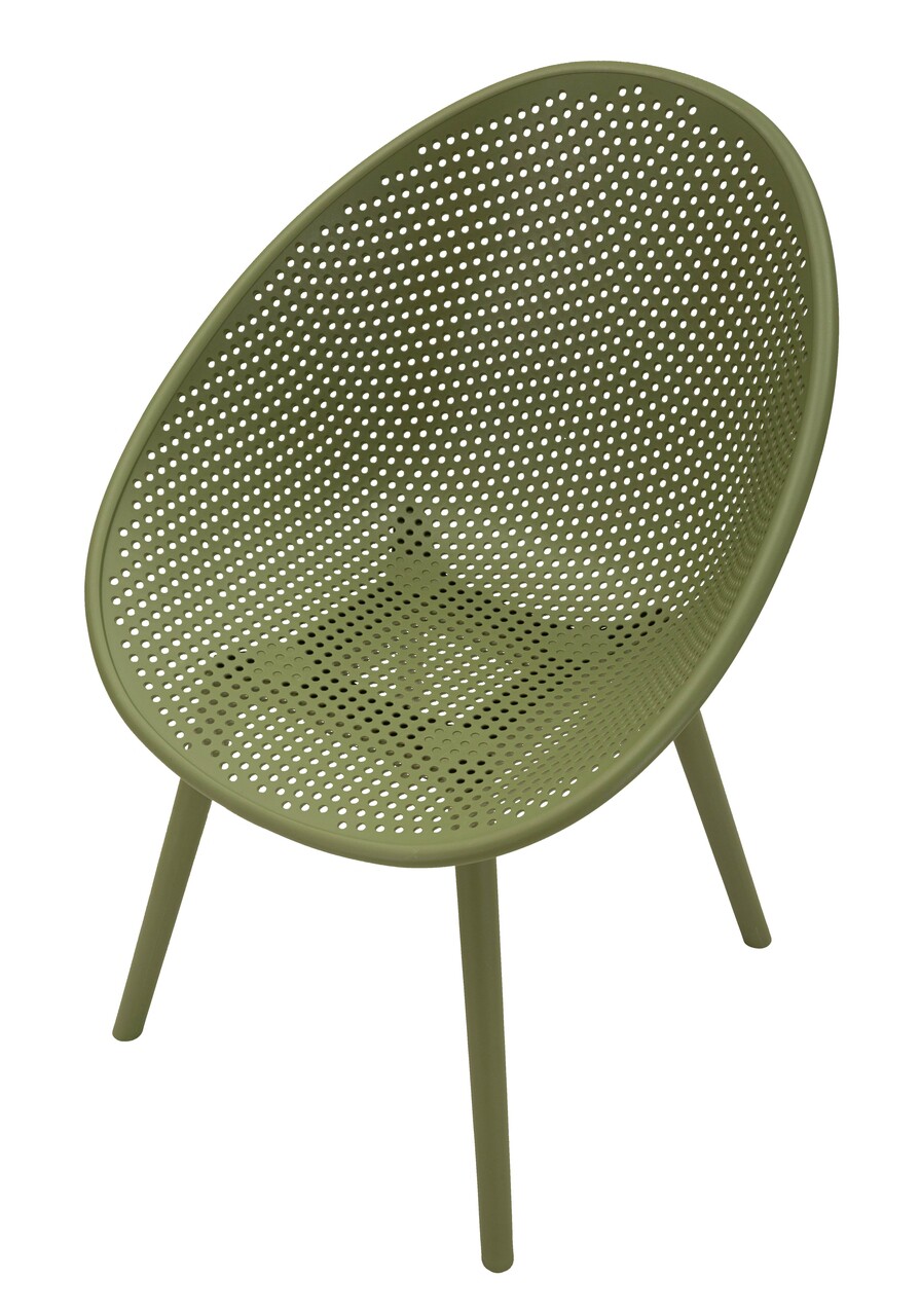 Set 2 scaune, Mauro Ferretti, Ibiza, 59x59x83 cm, utilizare interior / exterior,  plastic, verde - view 7