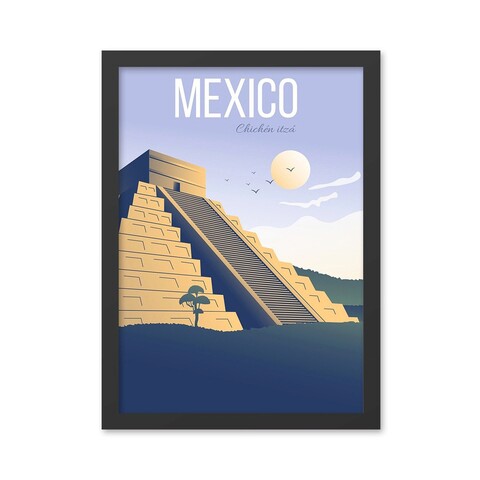 Tablou decorativ, Mexico (35 x 45), MDF , Polistiren, Multicolor