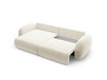 Coltar extensibil reversibil 4 locuri, Tonale, Cosmopolitan Design, 262x149x88 cm, catifea, ivoriu