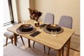 Set masa extensibila si 6 scaune, Vella, Vina Mini 03 0701, PAL, Stejar / Gri Soho