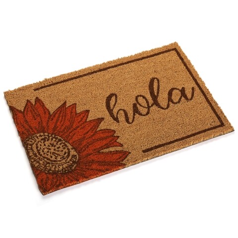 Covoras de intrare Girasol, Versa, fibra de nuca de cocos, 40×60 cm Covoare