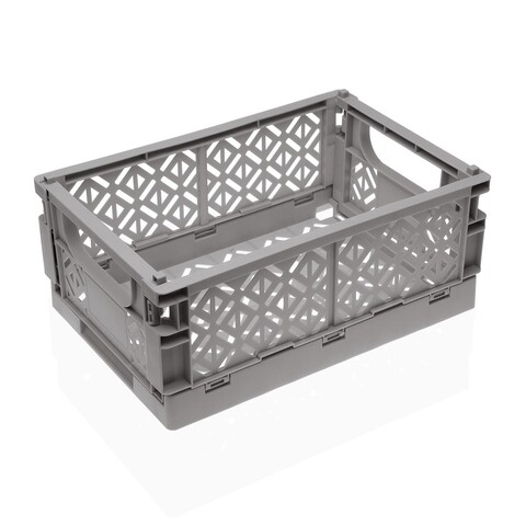 Cos pliabil pentru depozitare easy, versa, 35 x23.5 x 14 cm, polipropilena, gri