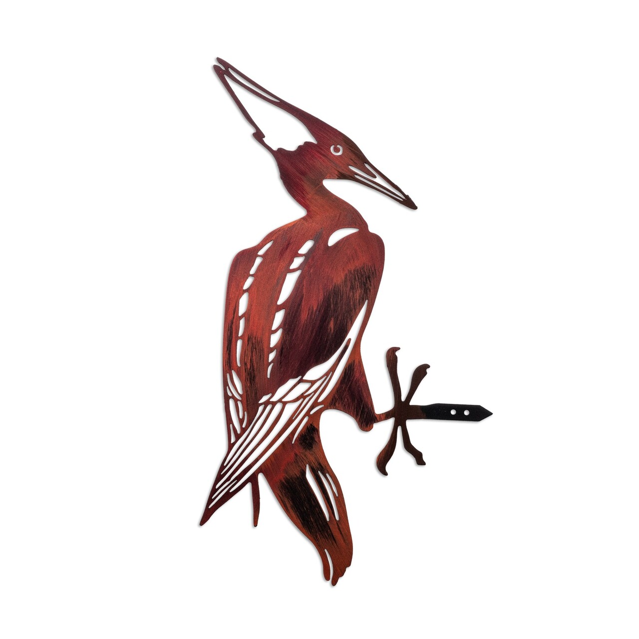 Obiect decorativ de grădină, Bird on the branch 30, 40x22 cm, Multicolor - imagine 4