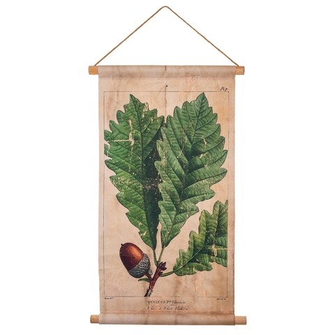 Poza Decoratiune de perete Hazelnut Leaf, Creaciones Meng, in/brad chinezesc, 44x73 cm