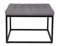 Bancuta, Wenko, Amandola, 59 x 45.5 x 59 cm, metal/poliester, gri/negru