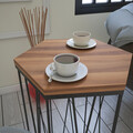Masuta, Comforty, Cetrus, 40x62x35 cm, PAL, Nuc / Negru
