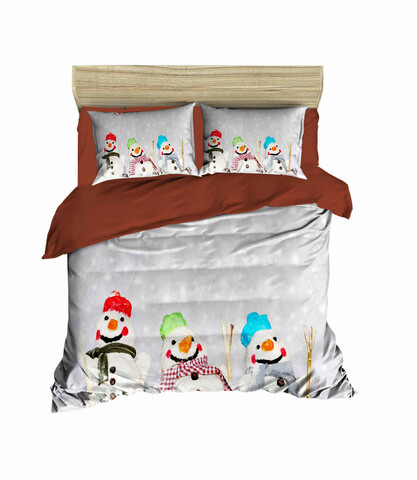 Lenjerie de pat dubla king (eu) (es), 3 piese, 403, pearl home, poliester satinat
