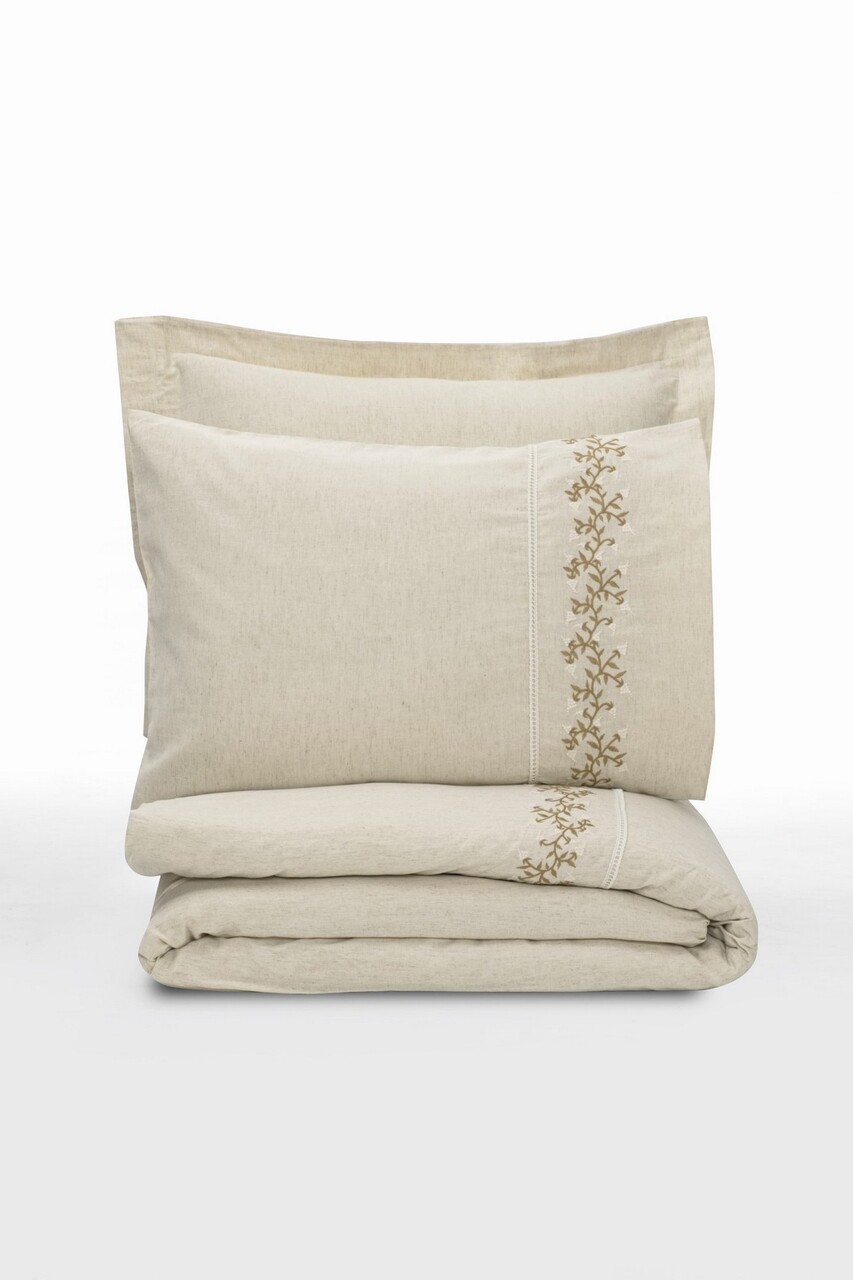 Lenjerie de pat dubla, Darian, Cotton Box, 25% in / 75% bumbac