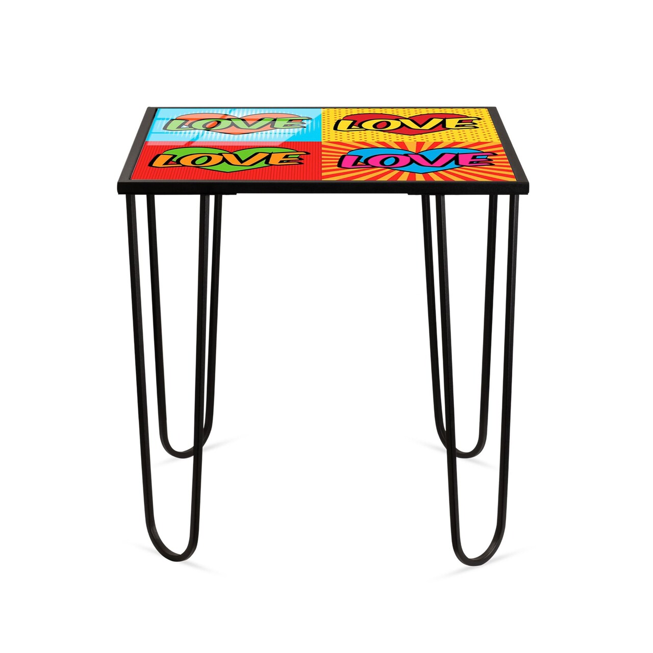 Masuta de cafea, Hanah Home, Shb-032-A, 53x55x53 cm, Multicolor - view 4