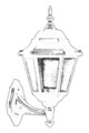 Lampa de exterior, Avonni, 685AVN1350, Plastic ABS, Negru