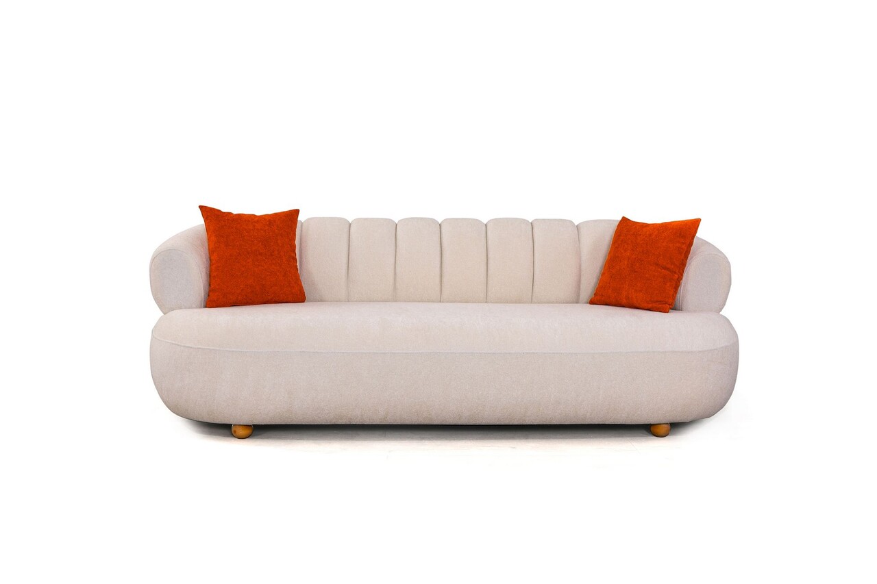 Canapea 3 locuri, Atelier del Sofa, 752EST1107, Lemn de carpen;PAL, Alb - view 5