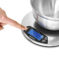 Cantar de bucatarie, Brabantia, Matt, 20x2.4 cm, inox, argintiu mat