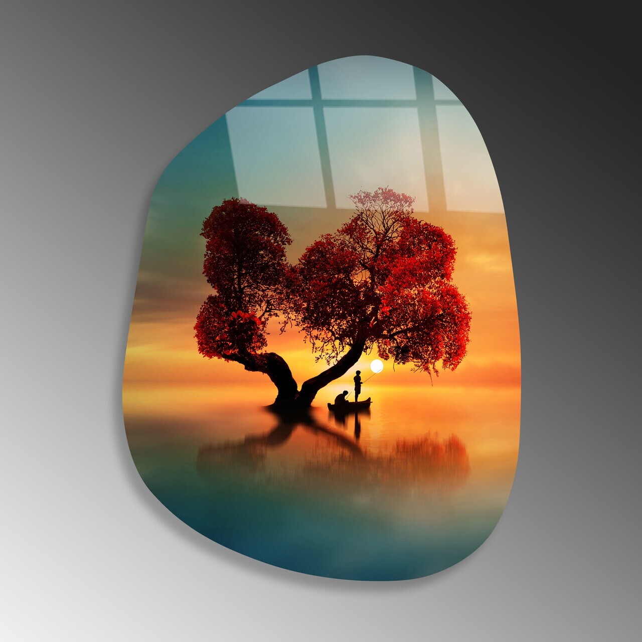 Tablou decorativ, UV-1086, 50 x 70 cm, Multicolor — imaginea 5