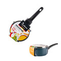 Cratita cu capac saucepan Prima, Luigi Ferrero, 16x8 cm, 1.5 L, aluminiu presat