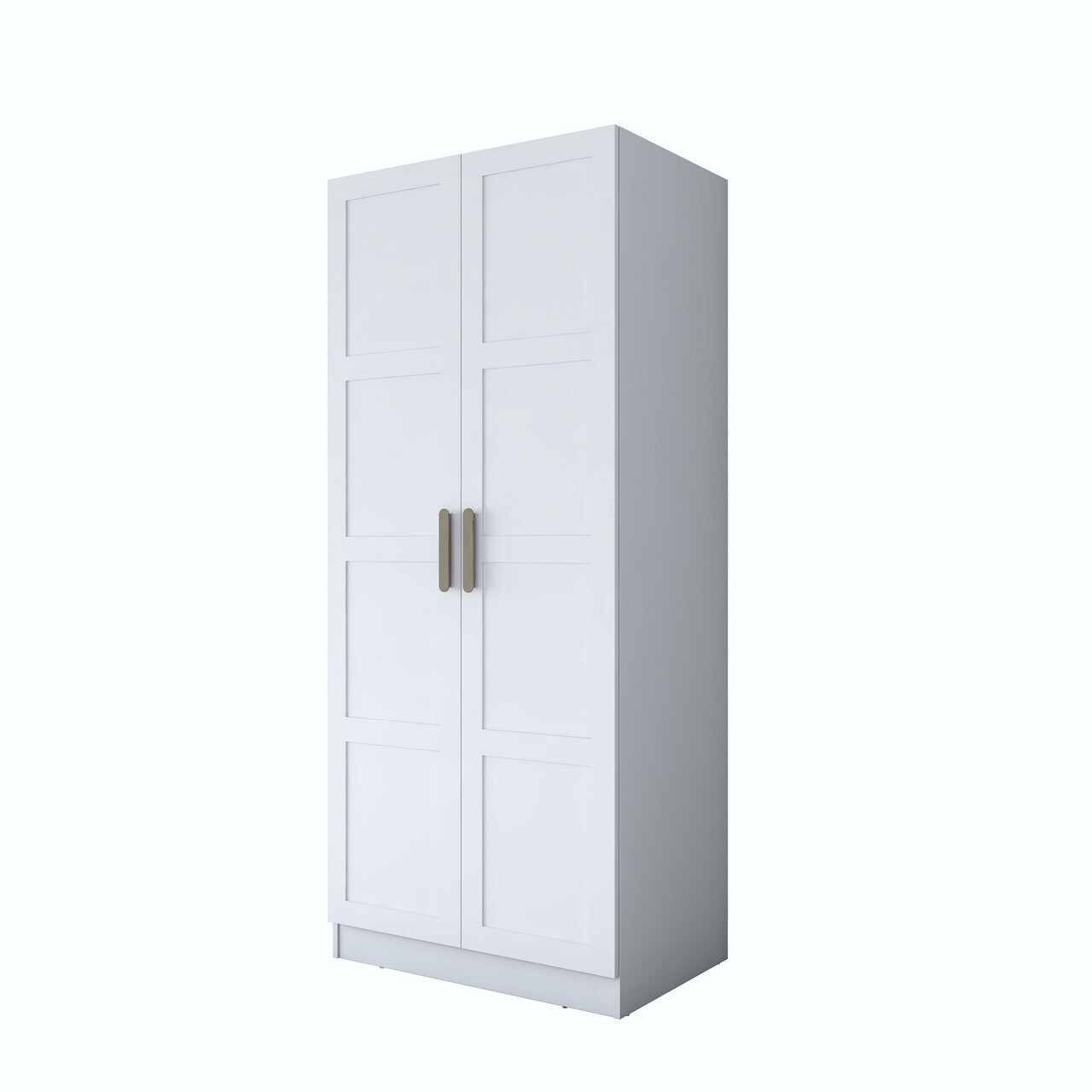 Dulap pentru haine, Hanah Home, BA221, 90x210x57.5 cm, PAL melaminat, Alb - view 9