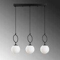 Lustra, Fulgor, 942FLG1656, Metal, Negru
