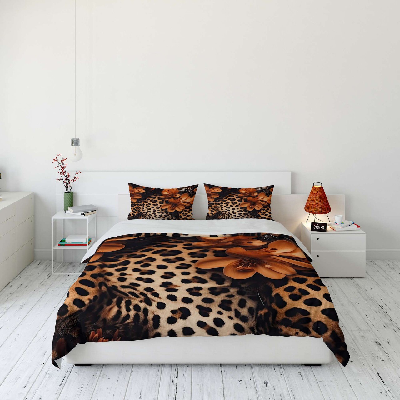 Lenjerie de pat dubla (DE) 3 piese L'essentiel Maison FLW_DVT25-36 Multicolor