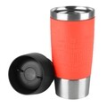 Cana termos, Tefal, Travel Mug, 360 ml, inox/plastic, portocaliu