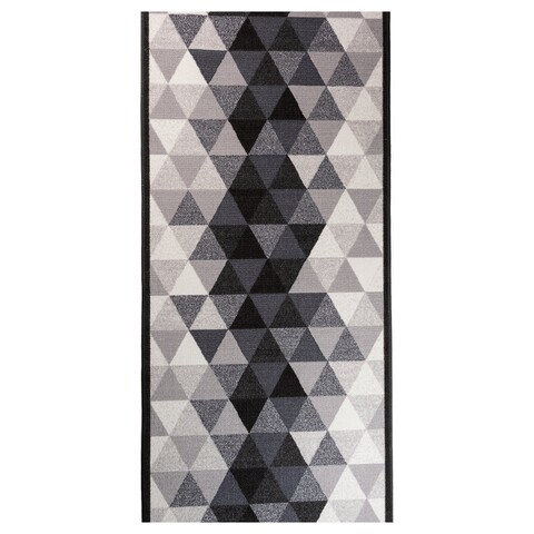 Traversa pentru hol London, Decorino, 80x400 cm, poliamida, gri