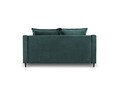 Canapea, Freesia, Mazzini Sofas, 2 locuri, 150x94x90 cm, catifea, albastru petrol
