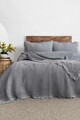 Set cuvertura pique dubla, L'essentiel Maison, Norah, Gri