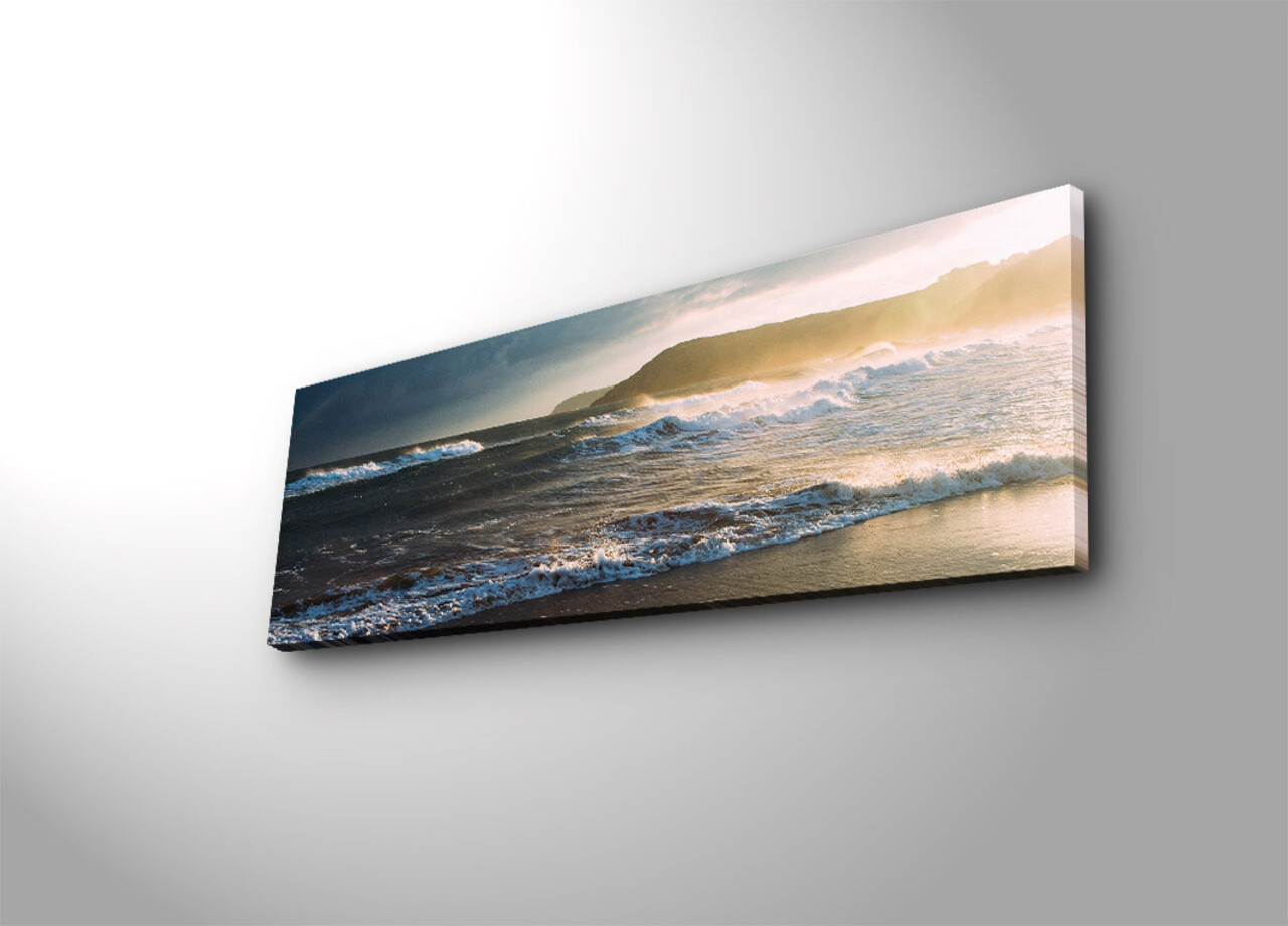 Tablou decorativ cu lumina LED, 3090İACT-69, 30 x 90 cm, Multicolor - view 2