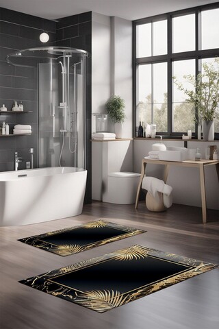 Set covorase de baie, Cartwright, CT-5062, Poliester, Multicolor