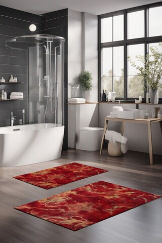 Set covorase de baie, Cartwright, CT-5052, Poliester, Multicolor