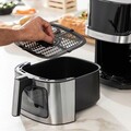 Friteuza cu aer fara ulei InnovaGoods, Fryinn View 6500, 1700 W, 6.5 L, negru/argintiu
