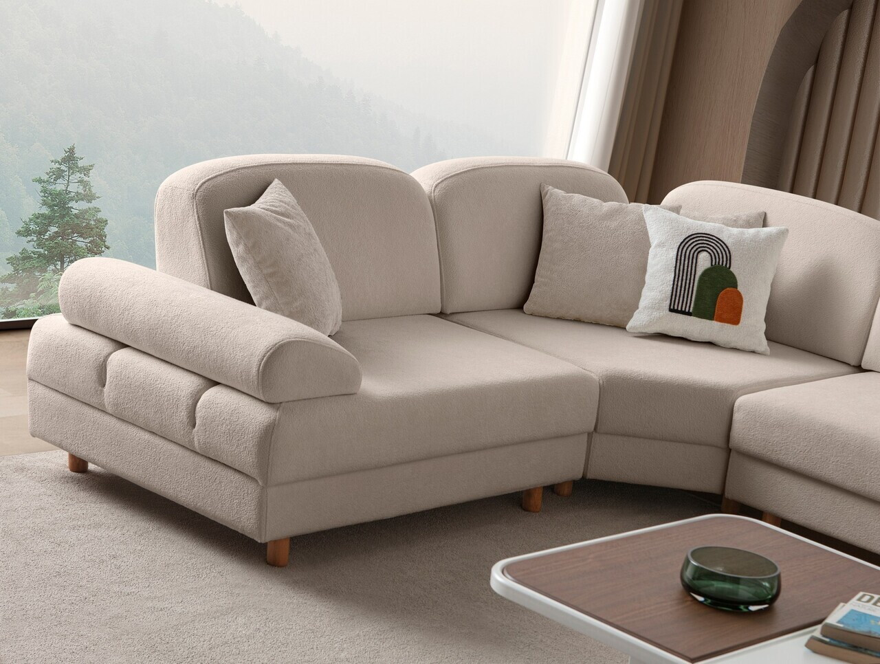 Coltar, Atelier del Sofa, 752EST1455, Cafea cu lapte — imaginea 2