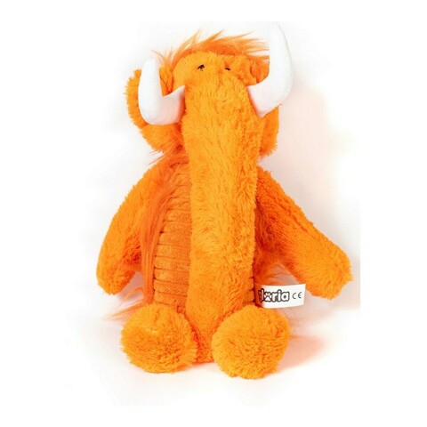 Jucarie cu sunet pentru caini orange monster, gloria, 20 x 35 cm, poliester