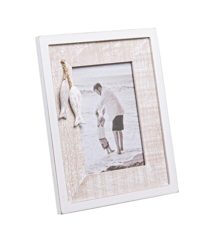 Rama foto fish, bizzotto, 10x15 cm, lemn de eucalipt