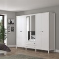 Dulap pentru haine, Cordelia, FRN-10011, Maro/Alb