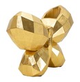 Vaza decorativa Butterfly, Mauro Ferretti, 22.5x8x15 cm, polirasina, auriu