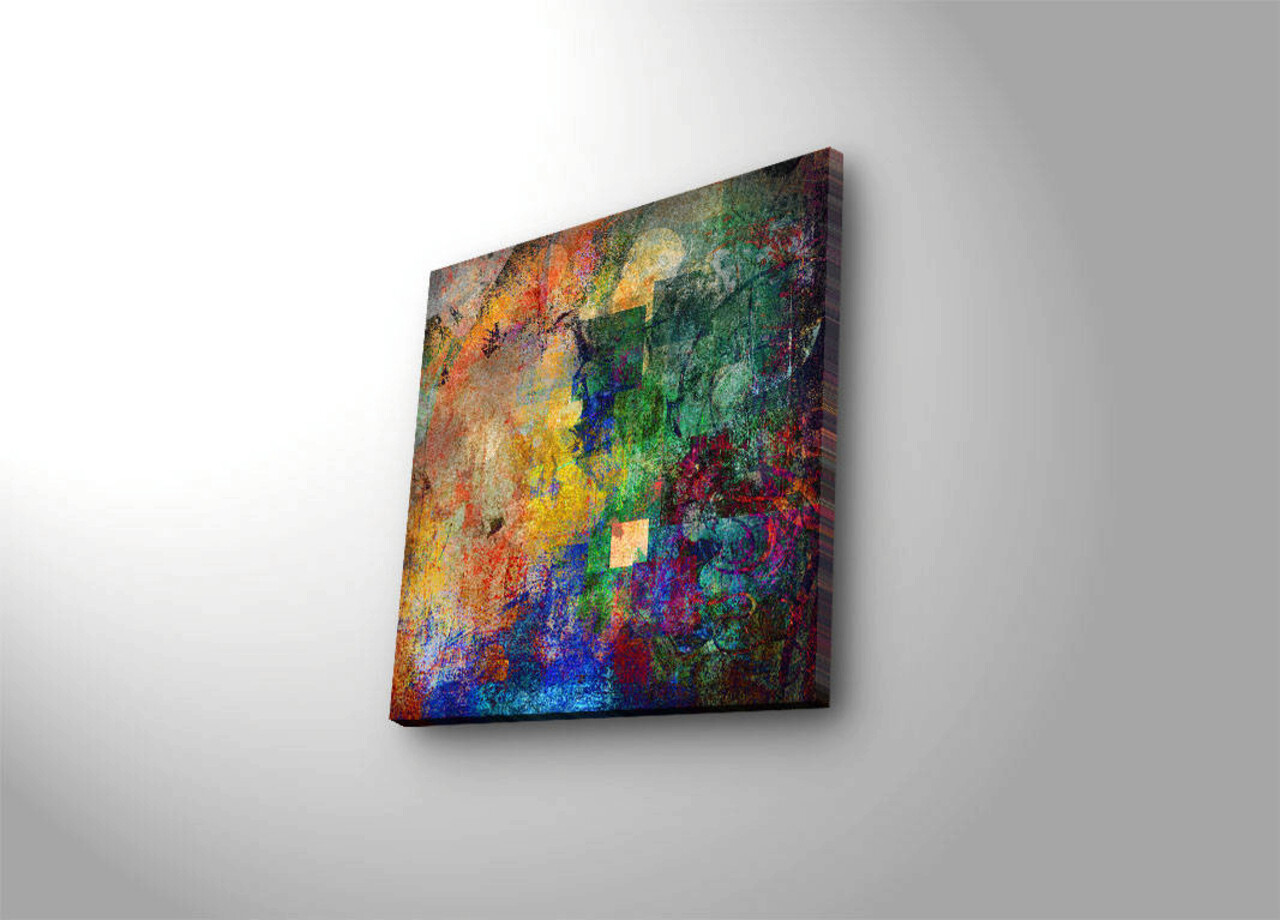 Tablou decorativ cu lumina LED, 4040İACT-1, Dimensiune: 40 x 40 cm, Multicolor - view 4