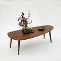 Masuta de cafea, Neostill, Sweet, 115x38x50 cm, Lemn masiv, Maro