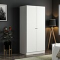 Dulap pentru haine, Minerva, Kale Membrane Blinds White, 90x190x52 cm, PAL, Alb