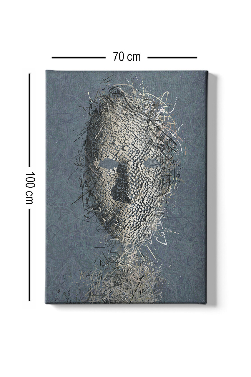 Tablou decorativ, Kanvas Tablo (70 x 100), Cadru: 100% LEMN (grosime: 3 cm), Multicolor - view 3