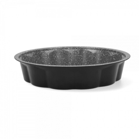 Forma de tort, Bidasoa, Tribeca, 27 x 5.5 cm, metal/otel, negru Bidasoa