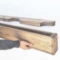 Raft pentru perete RAF233, Evila Originals, 90x15x7.5 cm, maro