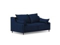 Canapea, Freesia, Mazzini Sofas, 2 locuri, 150x94x90 cm, catifea, albastru regal