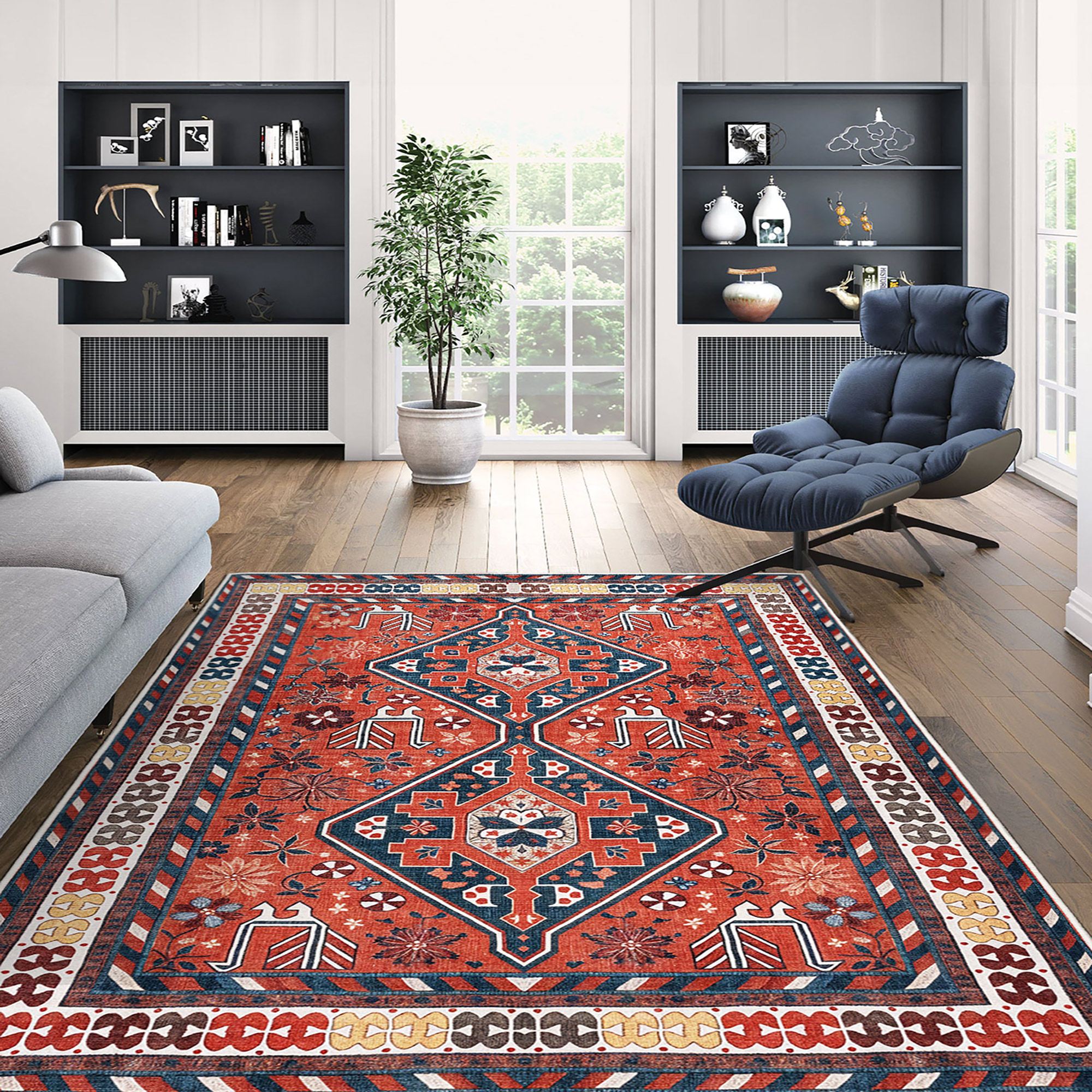 Covor, Kece-Fr85, 180x280 cm, Rosu