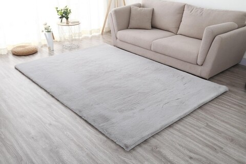 Covor Shaggy soft, Heinner, 160×230 cm, poliester/bumbac, gri 160x230