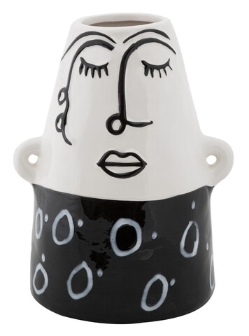 Vaza Thinking Face, Mauro Ferretti, 16.2×13.3×21 cm, portelan Mauro Ferretti