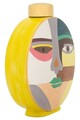 Vas decorativ Piccassy Round, Mauro Ferretti, 28x9x33 cm, ceramica, multicolor