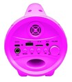 Boxa cu microfon si lumini pentru copii Barbie, LEXIBOOK, 27.6x11.7x15.5 cm, plastic/textil, roz