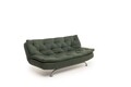 Canapea extensibila cu 3 locuri, Futon, 859FTN2895, Metal , Verde