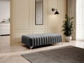 Bancheta, ELTAP, PU-LAU-05NU, Laurence, 132x64x36 cm, poliester, gri inchis
