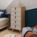 Dulap, Mod Design, Spanze, 50x103x40 cm, Stejar / Alb