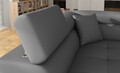 Coltar extensibil stanga 4 locuri, ELTAP, Anton, 272x203x85 cm, lemn/poliester, gri inchis/gri inchis